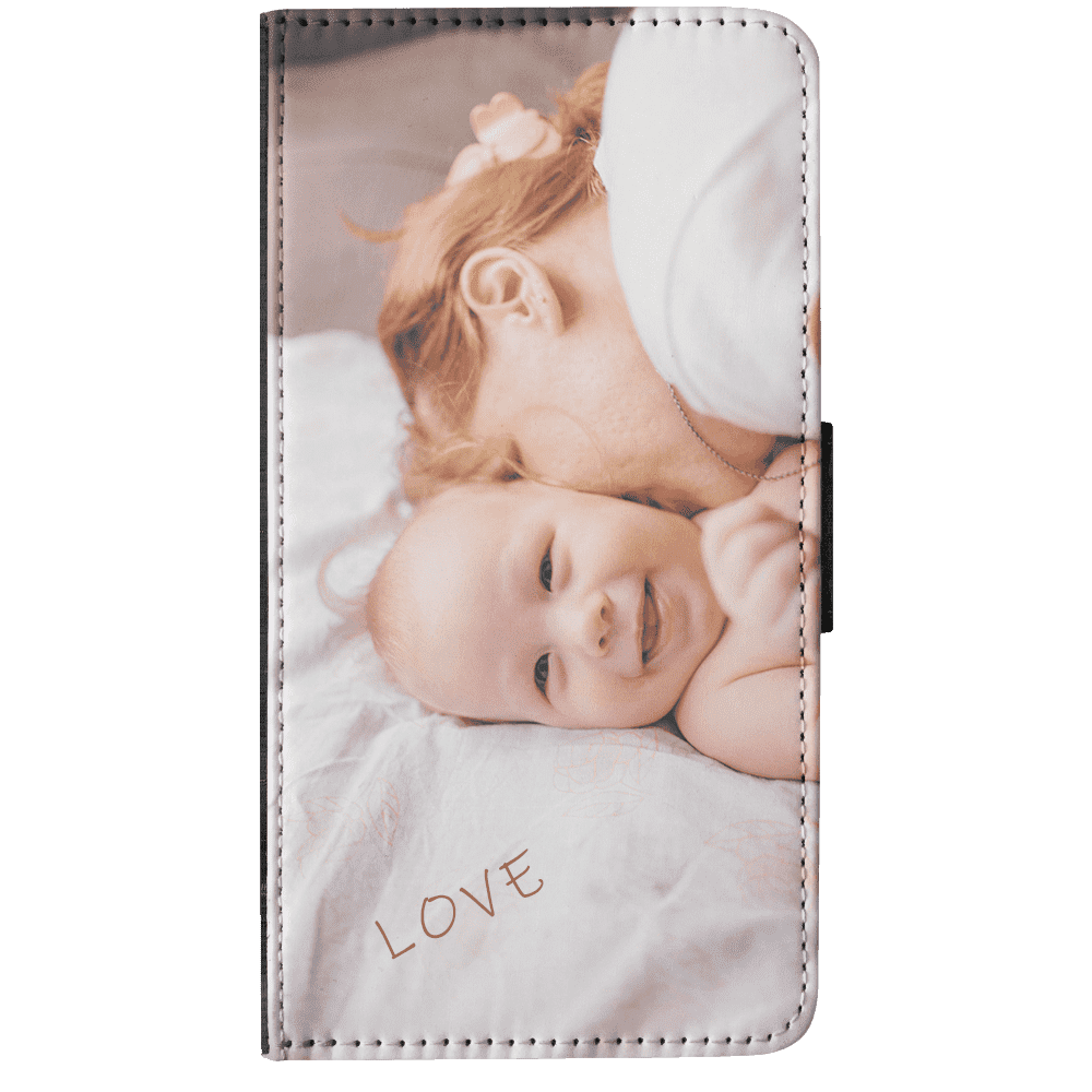 iPhone 7 Plus Personalised Wallet Case - Faux Leather